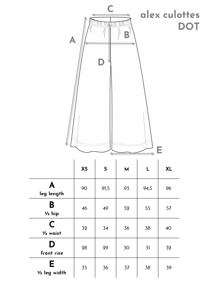 Alex Culottes, Dot Black - Image 6