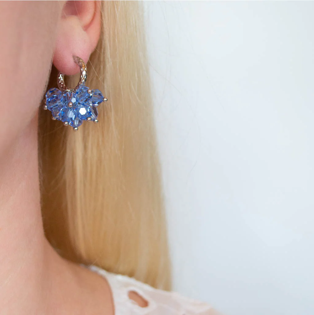 Crystal Pom Pom STEEL Korvakorut, useita värejä - Image 7