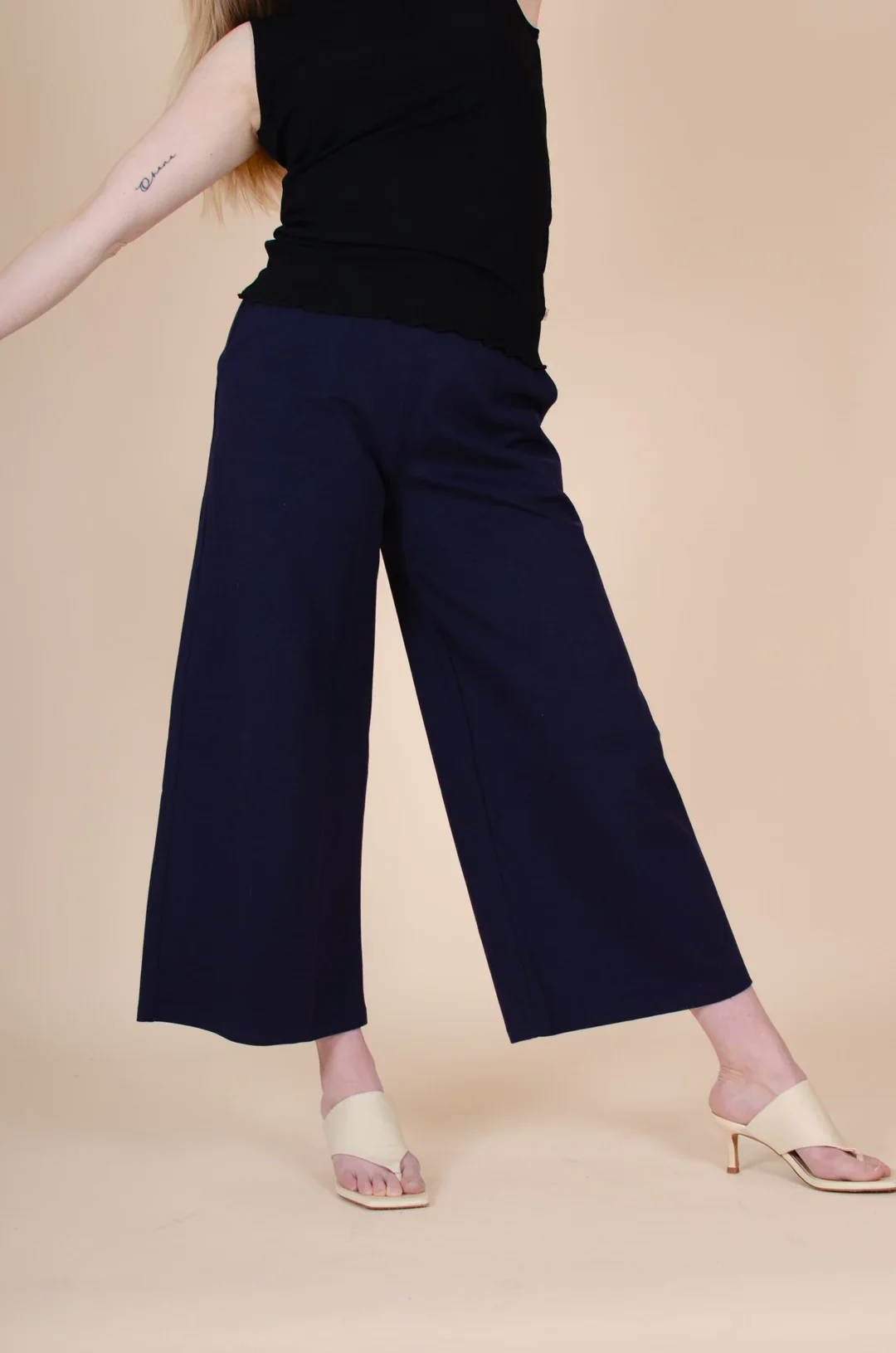 Everyday Culottes, Dark Blue - Image 7