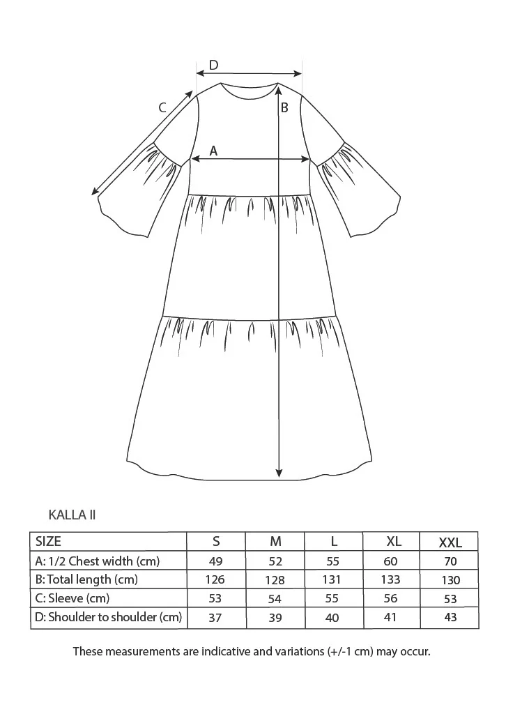 Kalla II -mekko, Viikuna - Image 7
