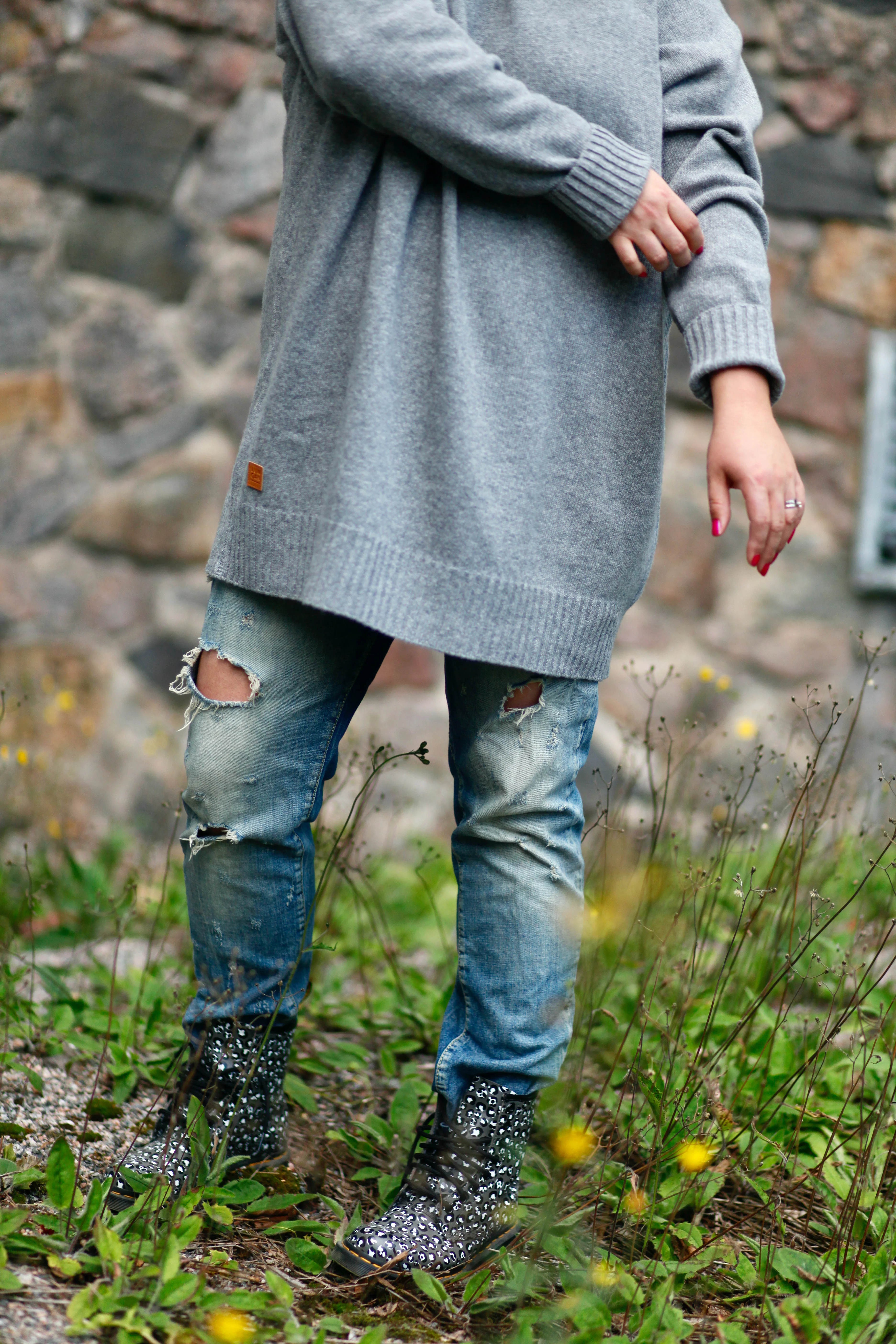 Lempi Villapaita, Frost Grey - Image 3