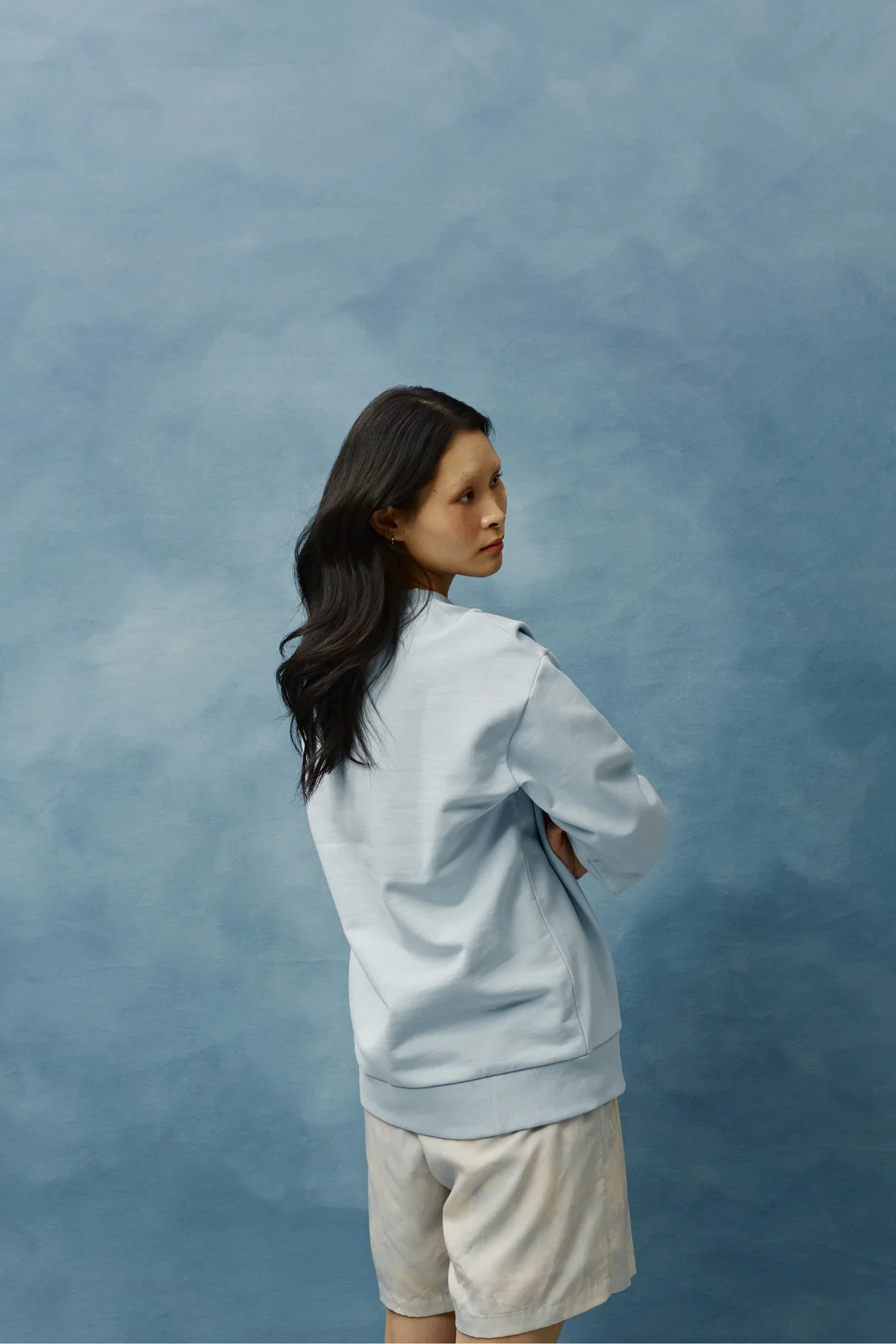 Makia Sweatshirt, Sky Blue - Image 3