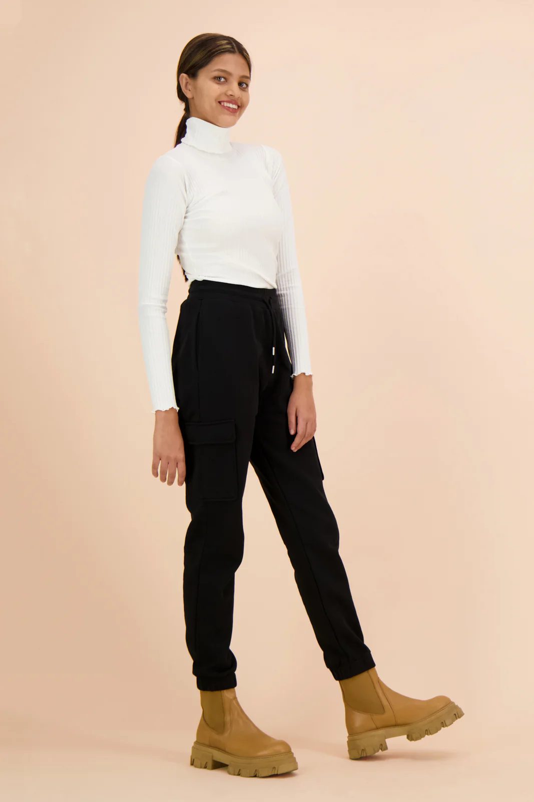Rib Rollneck, White - Image 4