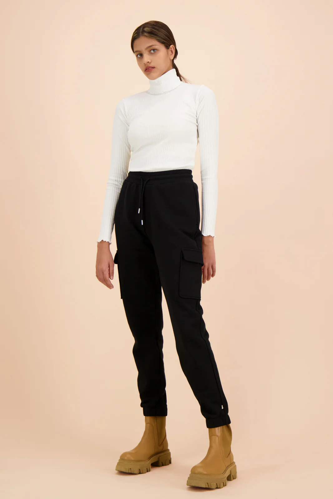 Rib Rollneck, White - Image 6