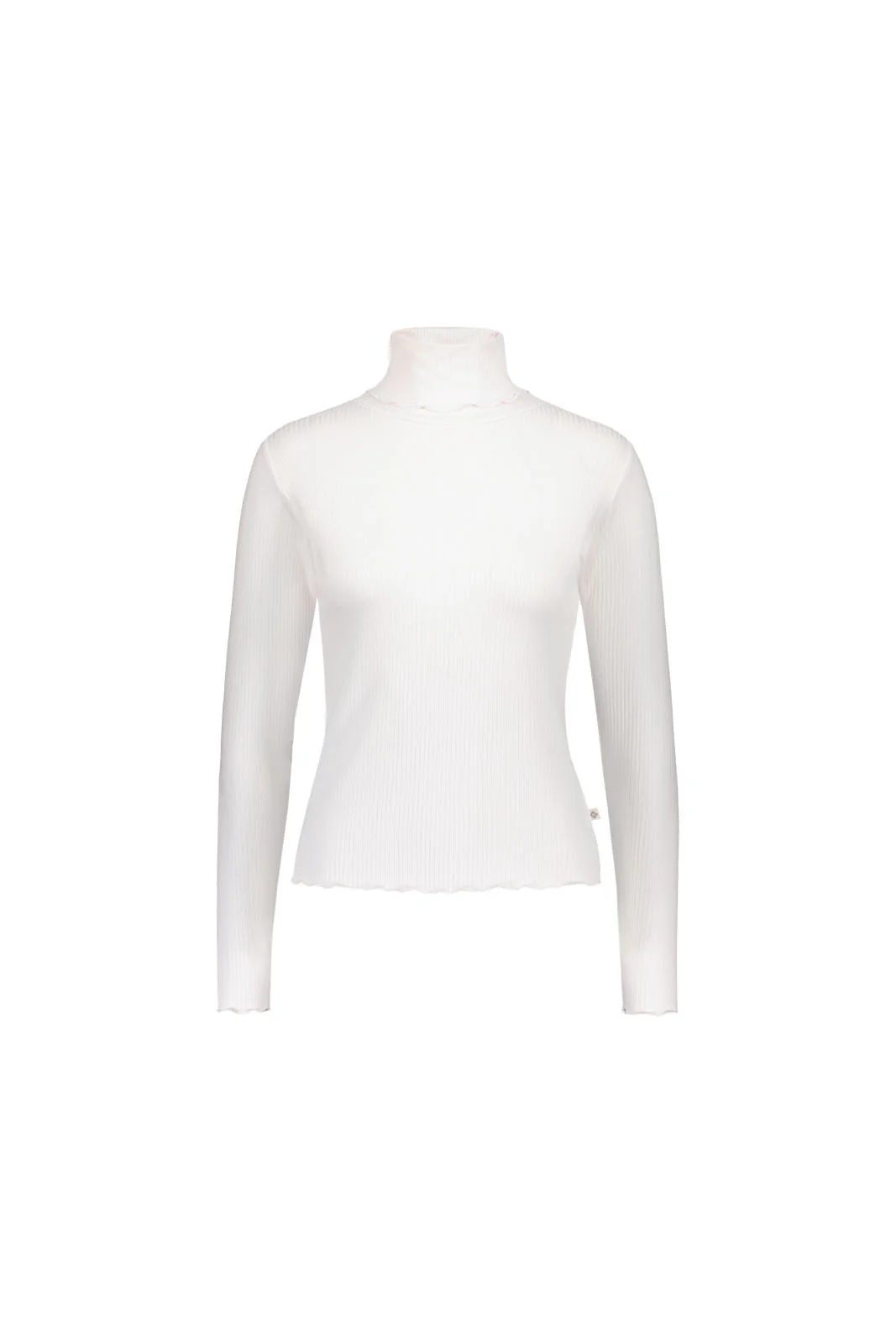 Rib Rollneck, White - Image 7