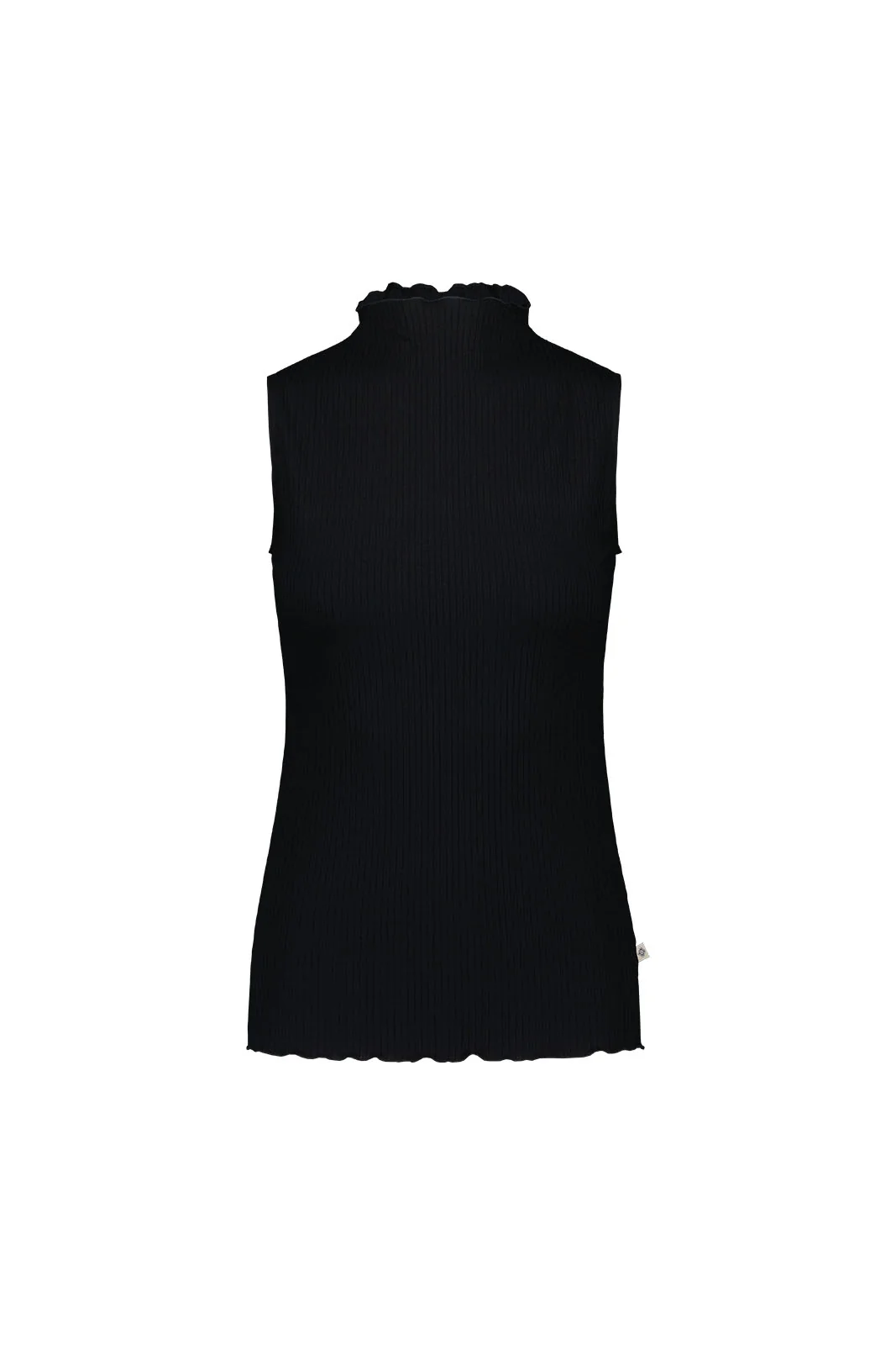 Rib Top, Black - Image 4