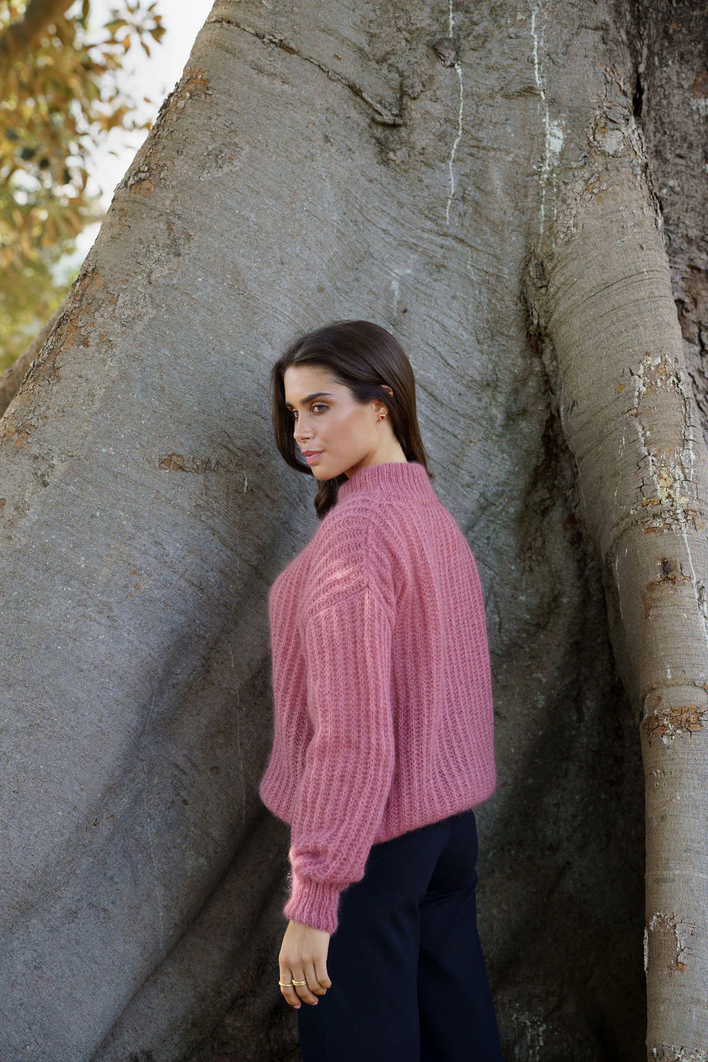 Robin Mohair Knit, Powder Pink - Image 2