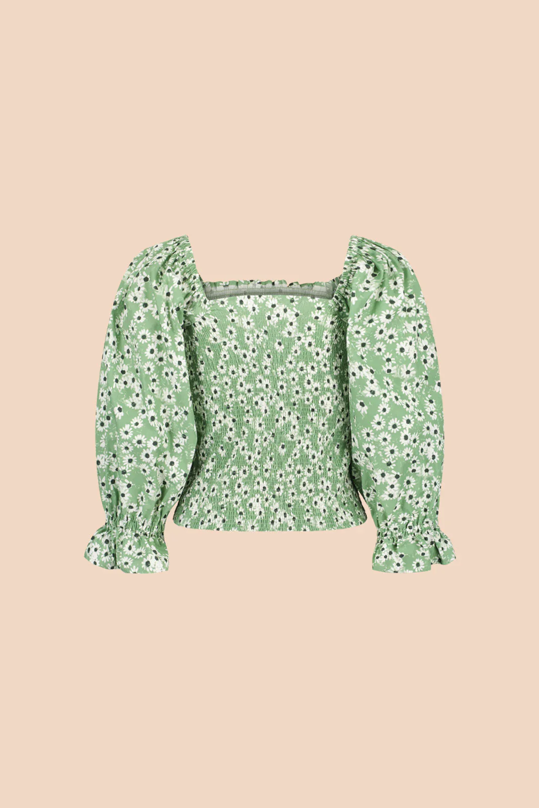 Smock Blouse, Daisy Sage - Image 10