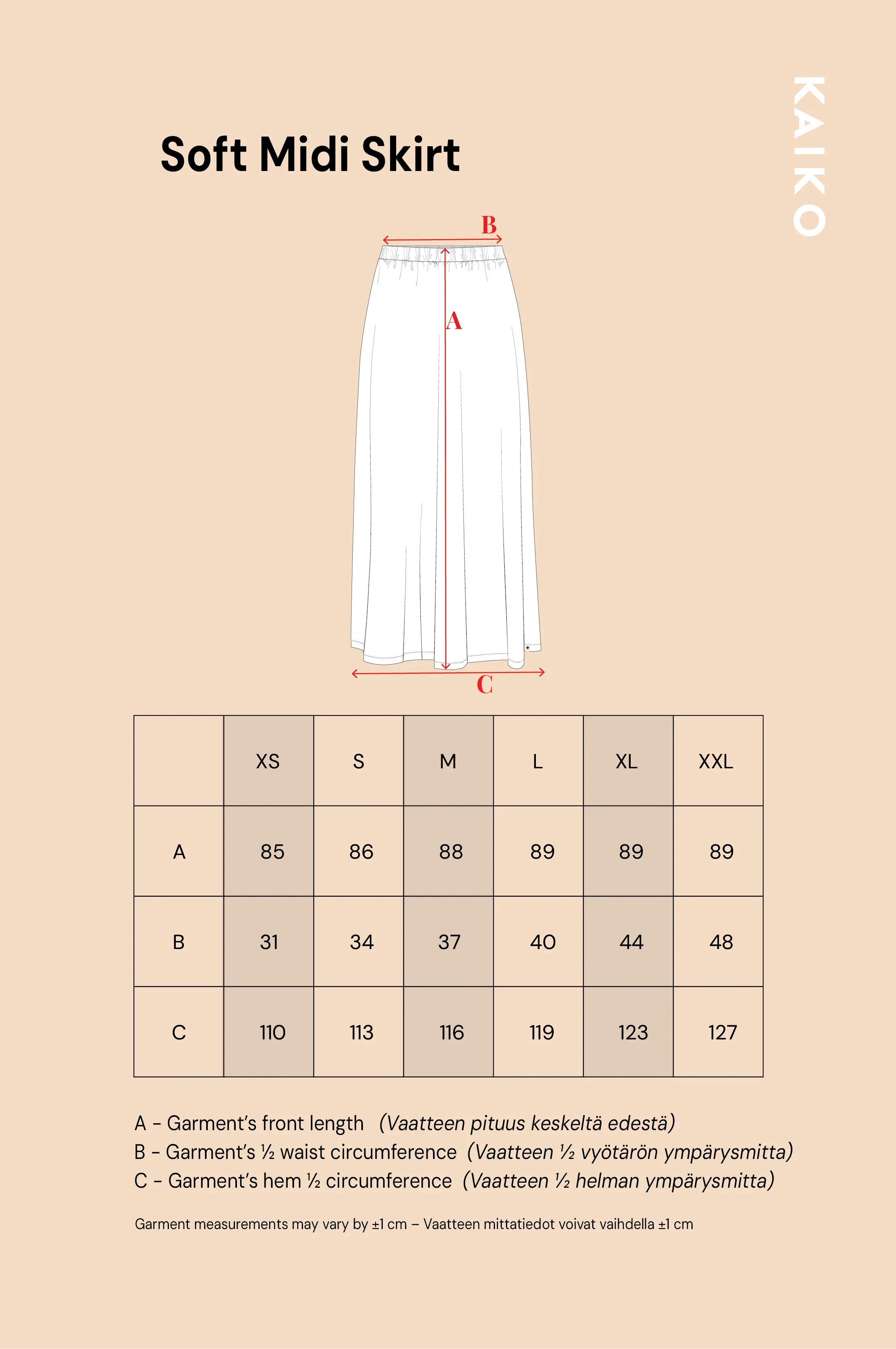 Soft Midi Skirt, Aquarelle Bloom - Image 7