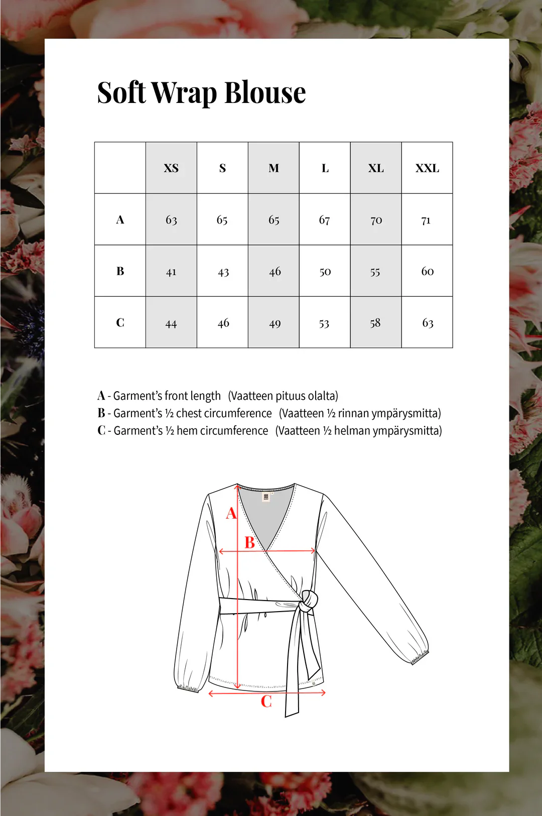 Soft Wrap Blouse, Black - Image 6