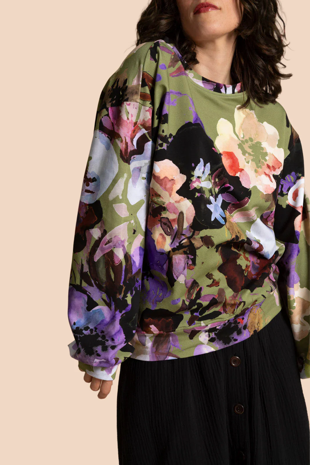Sweatshirt, Olive Anemone - Image 4