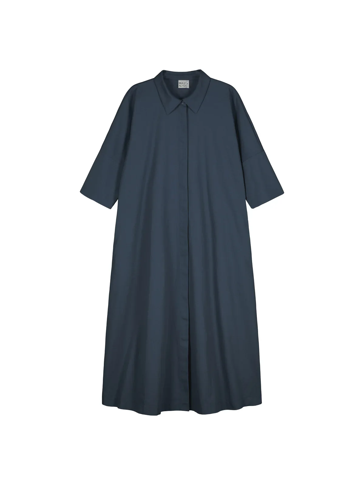 Twill Dress, Vintage Indigo - Image 10