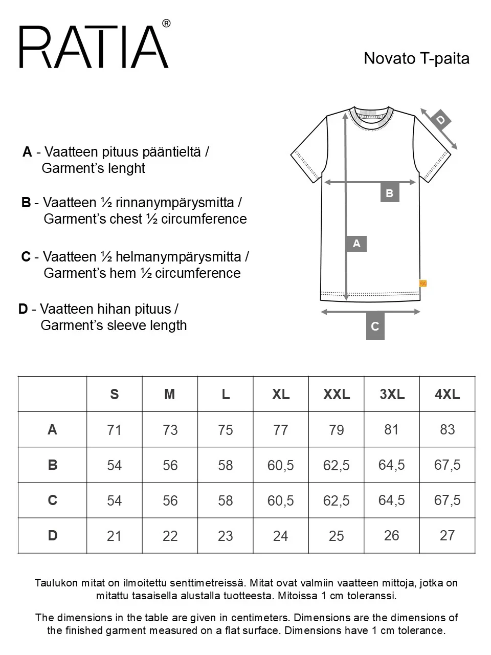 Unisex T-Paita Novato, Punainen - Image 6