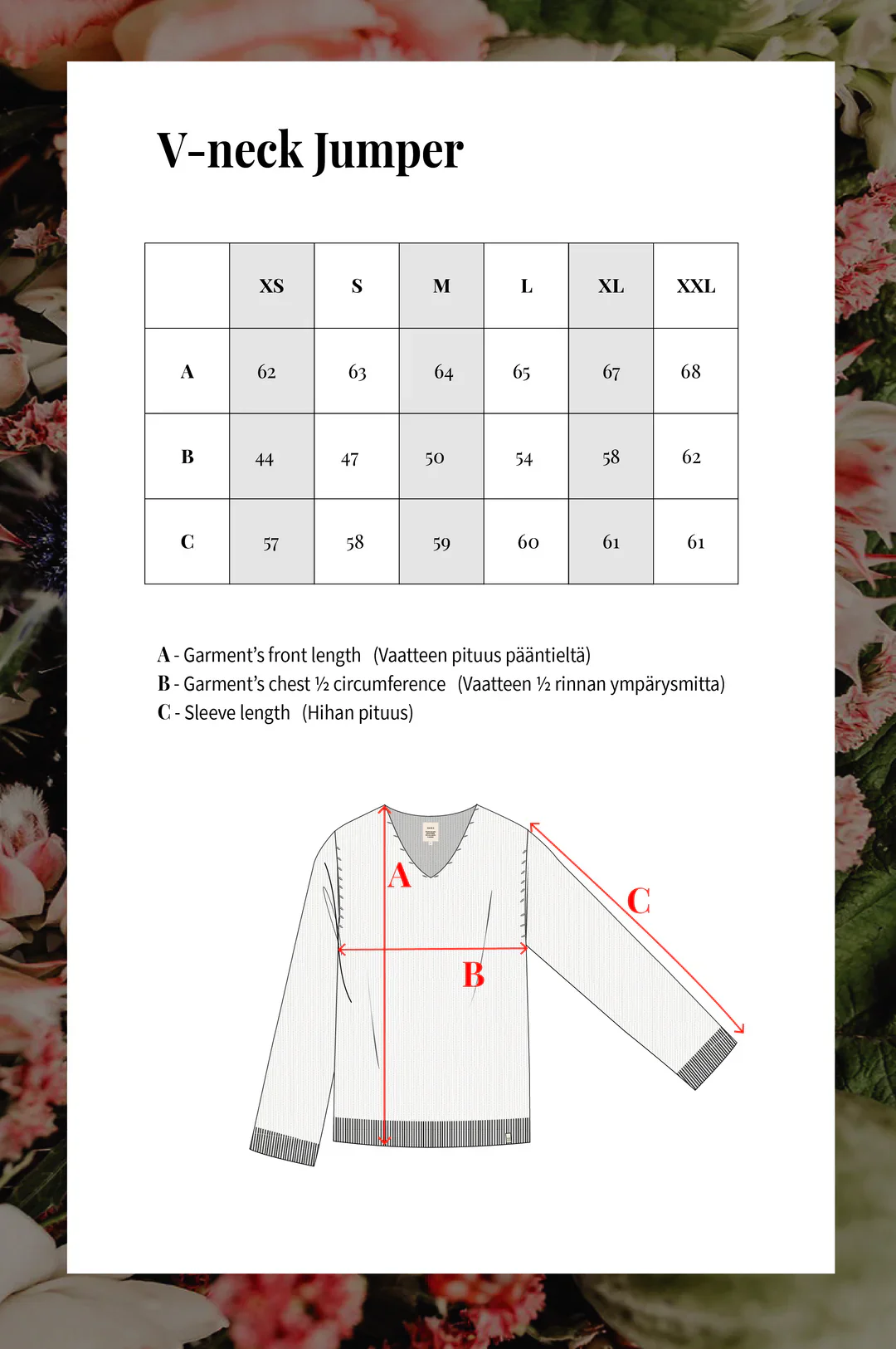 V-neck Jumper, Offwhite - Image 8