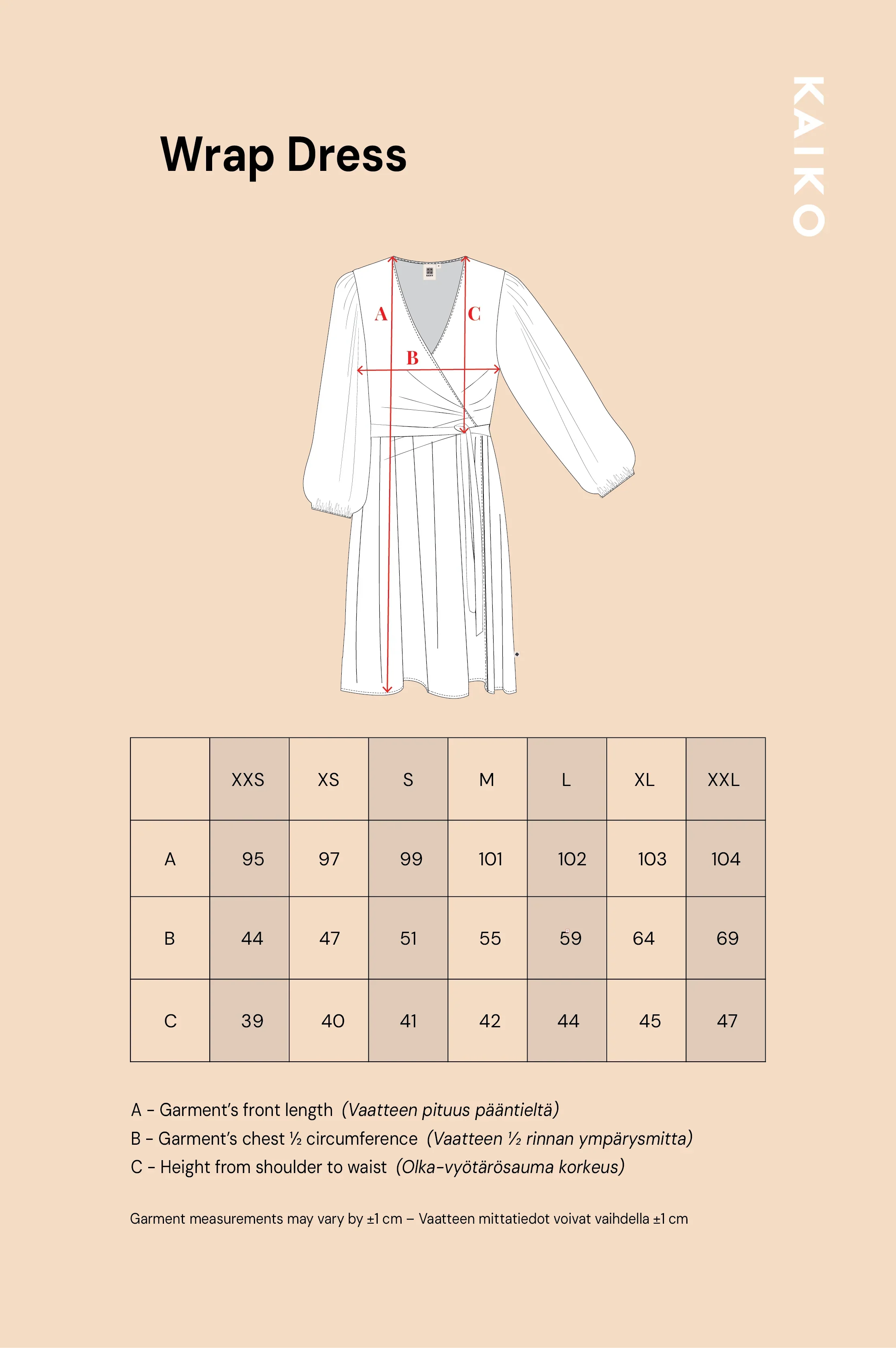 Wrap Dress, Roses - Image 9