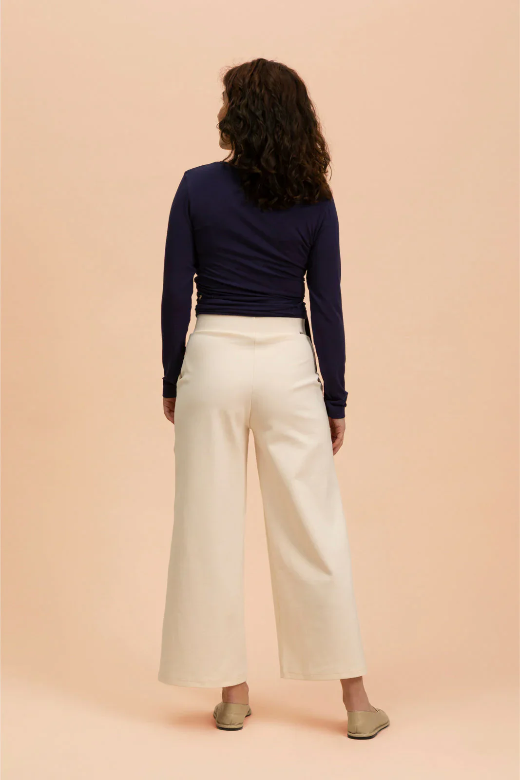 Wrap Top, Dark Blue - Image 3