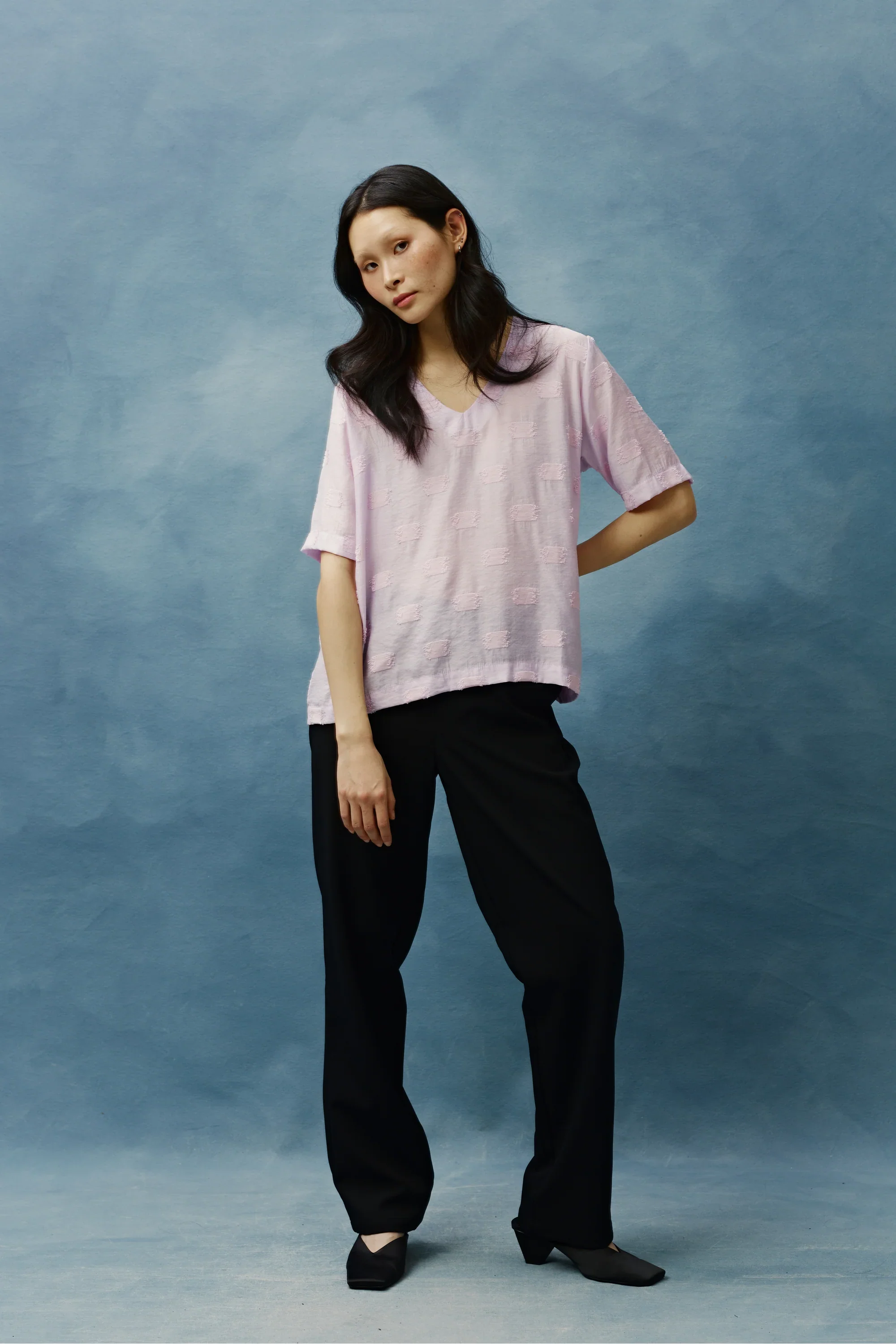 Zuri Blouse, Lavender